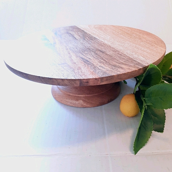THRESHOLD WOOD SERVING PEDESTAL